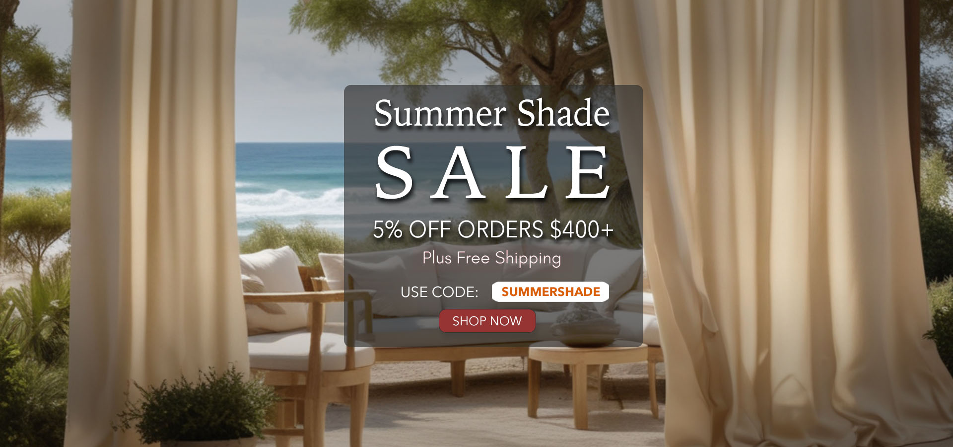 Summer Shade Sale'