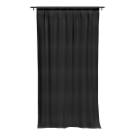 Sunbrella Canvas Black Outdoor Curtain