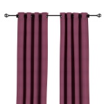 Sunbrella Canvas Iris Outdoor Curtain with Nickel Plated Grommets - 50 in. x 108 in.