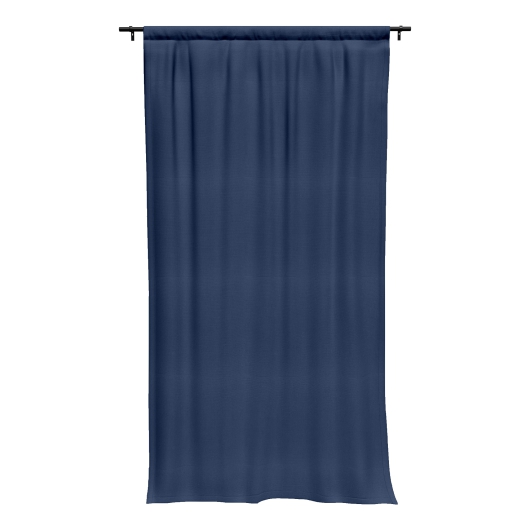 Sunbrella Canvas Navy Outdoor Curtain