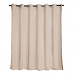 Tempotest Basilica Beige Extra Wide Outdoor Curtain