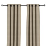 Sunbrella Linen Stone Outdoor Curtain