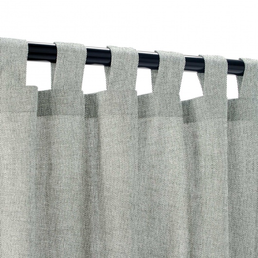 Siena Stone Semi-Sheer Extra Wide Outdoor Curtain