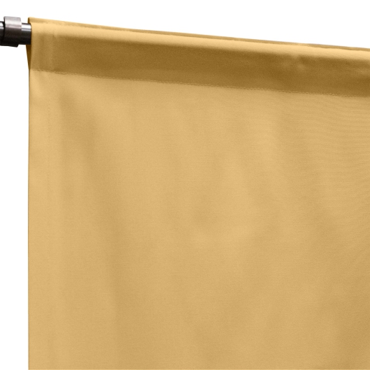 Sunbrella Canvas Brass Outdoor Curtain