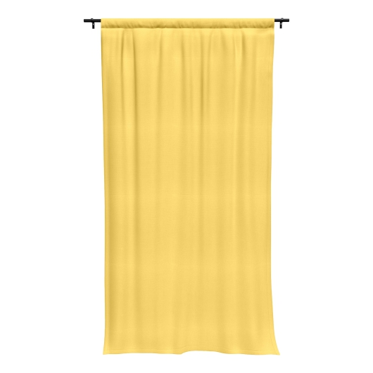 Sunbrella Canvas Buttercup Outdoor Curtain