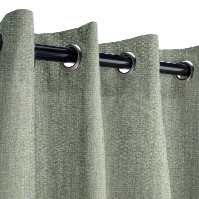 Sunbrella Cast Sage Outdoor Curtain