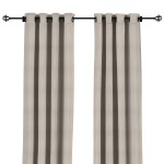 Sunbrella Cast Silver Outdoor Curtain