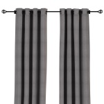 Sunbrella Cast Slate Outdoor Curtain
