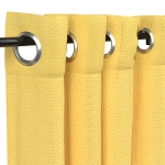 Sunbrella Canvas Buttercup with Nickel Grommets w/ Stabilizing Grommets - 50 in. x 108 in.