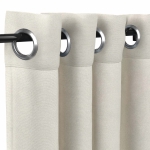 Sunbrella Canvas Natural with Nickel Grommets - 50 in. x 108 in.