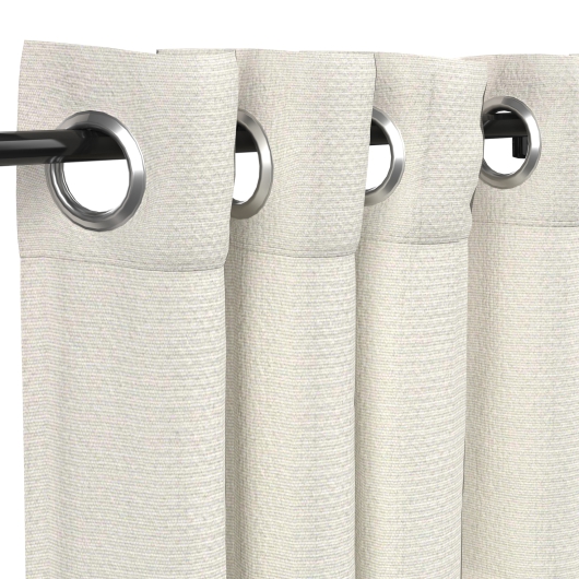 Sunbrella Canvas Natural with Nickel Grommets - 50 in. x 84 in.