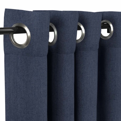 Sunbrella Spectrum Indigo with Satin Nickel Grommets - 50 in. x 96 in.