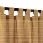 Sunbrella Dupione Caramel Outdoor Curtain