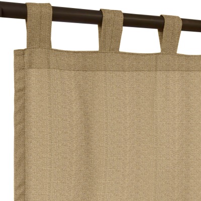 Sunbrella® Linen Sesame with Tabs - 50 in. x 96in.