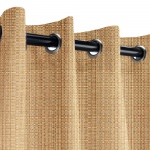 Sunbrella Linen Straw Outdoor Curtain