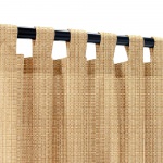Sunbrella Linen Straw Outdoor Curtain