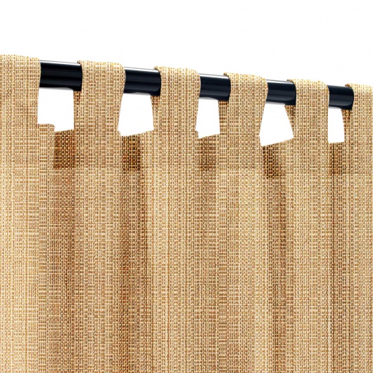 Sunbrella Linen Straw Outdoor Curtain