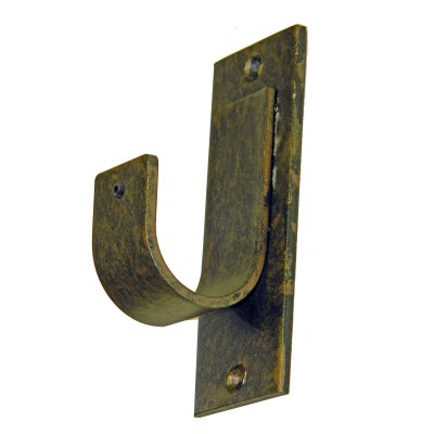 Wrought Iron Outdoor Curtain  J cup Bracket