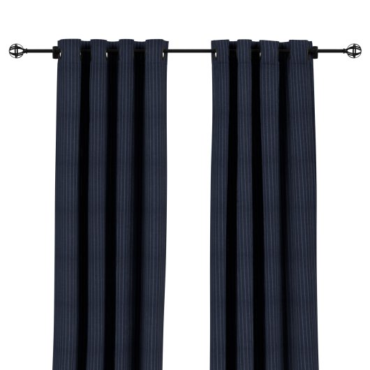 Sunbrella Scale Indigo Outdoor Curtain