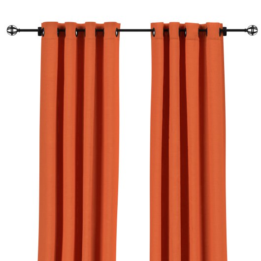 Sunbrella Spectrum Cayenne Outdoor Curtain