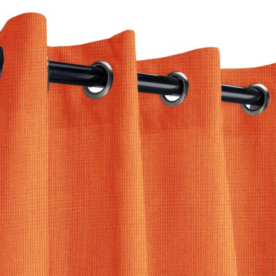 Sunbrella Spectrum Cayenne Outdoor Curtain with Tabs 50 in. x 108 in.
