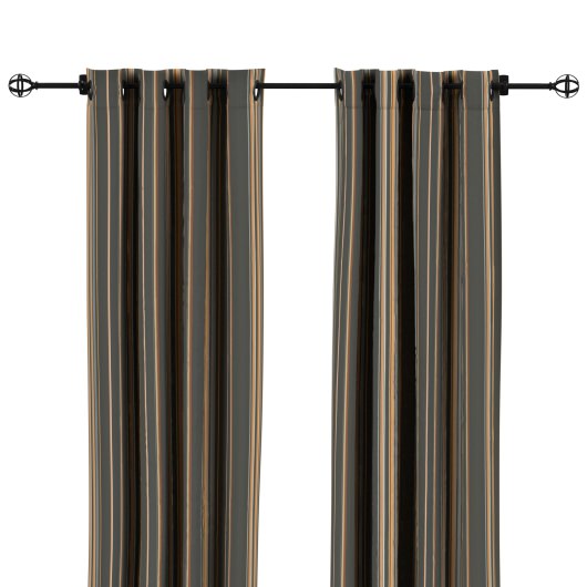 Sunbrella Stanton Greystone Outdoor Curtain