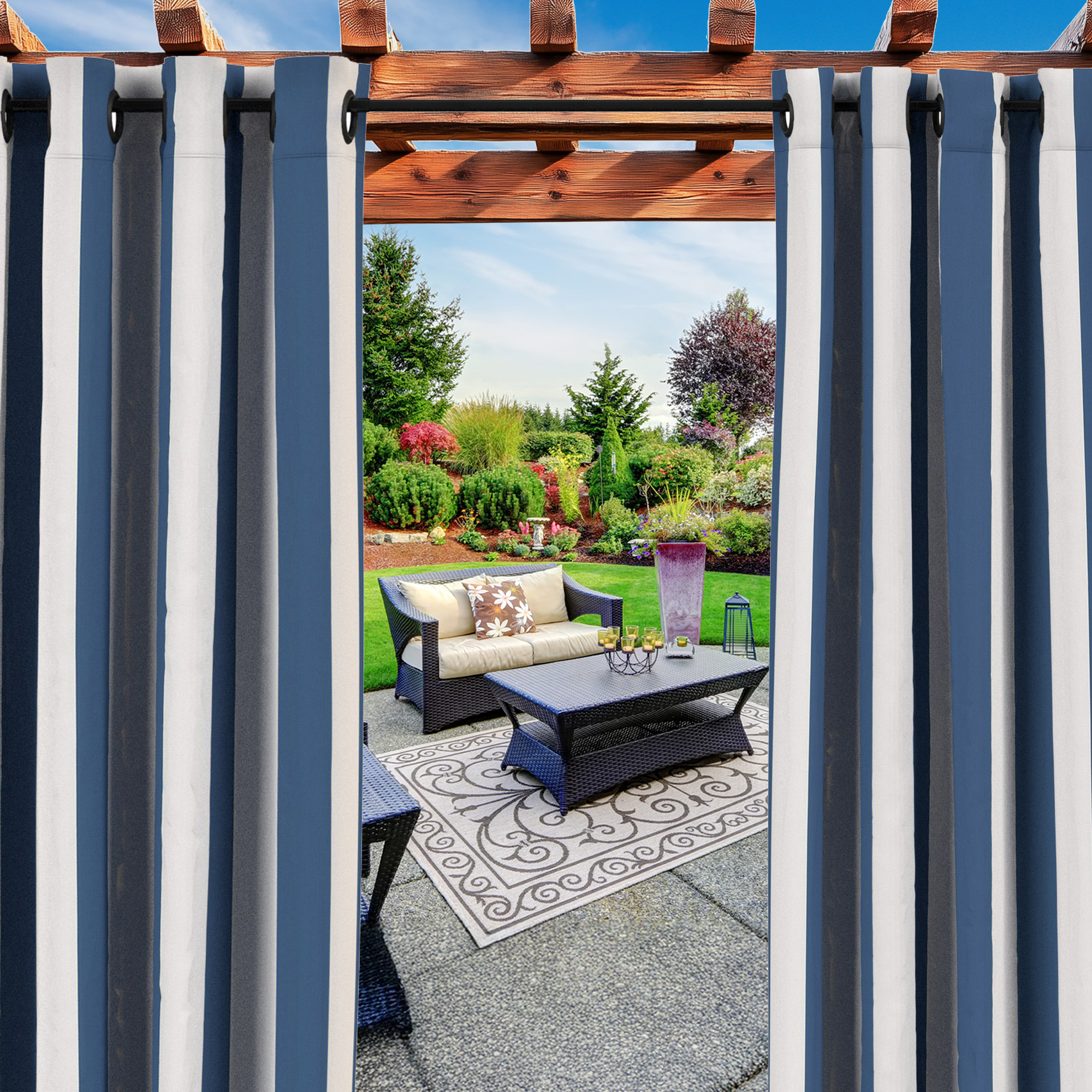 Custom Sunbrella Stripes