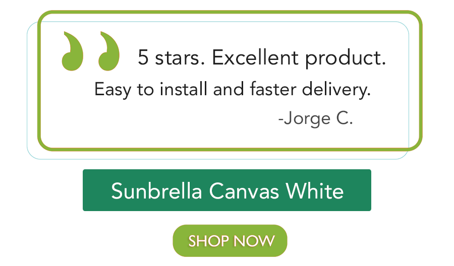 Sunbrella Canvas White